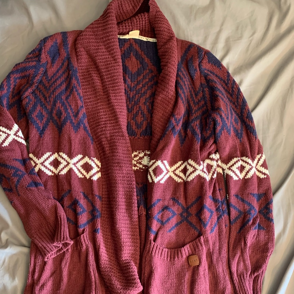 Geometric cardigan size: M/L